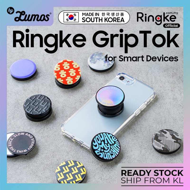 𝗥𝗜𝗡𝗚𝗞𝗘 𝗫 𝗚𝗥𝗜𝗣𝗧𝗢𝗞 for Smart Devices Handed grip car mount compatible