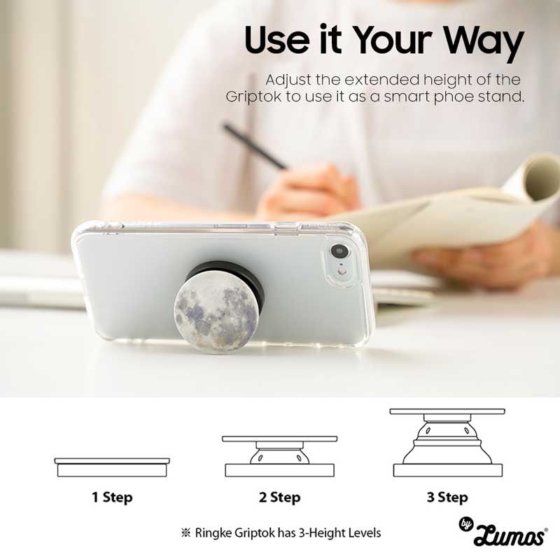 𝗥𝗜𝗡𝗚𝗞𝗘 𝗫 𝗚𝗥𝗜𝗣𝗧𝗢𝗞 for Smart Devices Handed grip car mount compatible