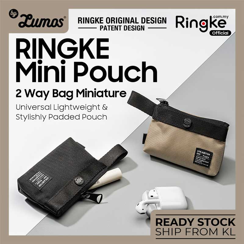 𝗥𝗶𝗻𝗴𝗸𝗲 𝗠𝗜𝗡𝗜 𝗣𝗢𝗨𝗖𝗛 𝟮 𝗪𝗮𝘆 𝗕𝗮𝗴 Miniature Universal Lightweight & Stylishly Padded Pouch