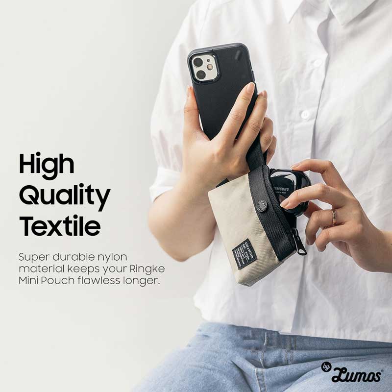 𝗥𝗶𝗻𝗴𝗸𝗲 𝗠𝗜𝗡𝗜 𝗣𝗢𝗨𝗖𝗛 𝟮 𝗪𝗮𝘆 𝗕𝗮𝗴 Miniature Universal Lightweight & Stylishly Padded Pouch