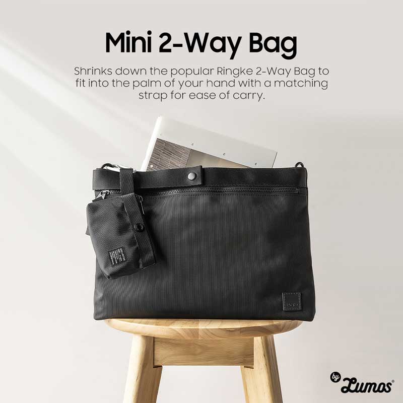 𝗥𝗶𝗻𝗴𝗸𝗲 𝗠𝗜𝗡𝗜 𝗣𝗢𝗨𝗖𝗛 𝟮 𝗪𝗮𝘆 𝗕𝗮𝗴 Miniature Universal Lightweight & Stylishly Padded Pouch