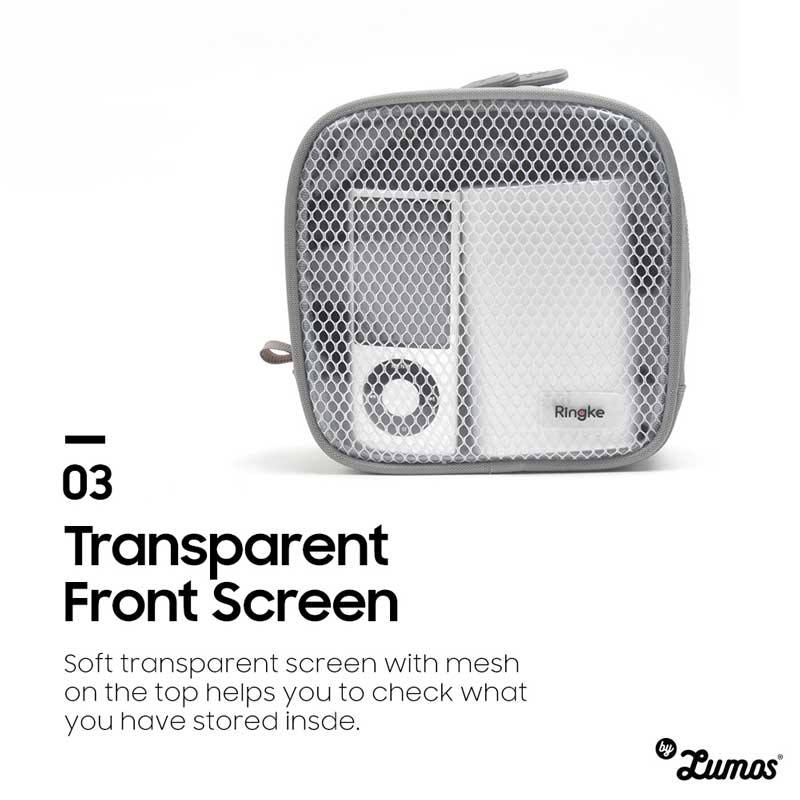 𝗥𝗶𝗻𝗴𝗸𝗲 𝗢𝗥𝗚𝗔𝗡𝗜𝗭𝗘𝗥 𝗣𝗢𝗨𝗖𝗛 Packing Storage Pouch Zipper Electronics Organizer Travel Digital Storage Bag