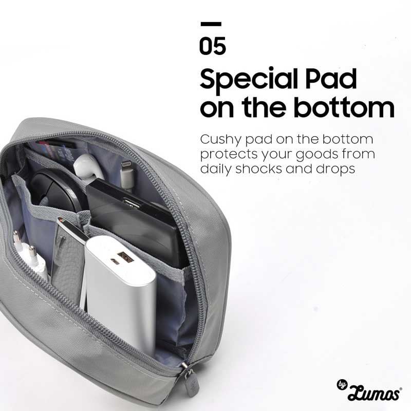 𝗥𝗶𝗻𝗴𝗸𝗲 𝗢𝗥𝗚𝗔𝗡𝗜𝗭𝗘𝗥 𝗣𝗢𝗨𝗖𝗛 Packing Storage Pouch Zipper Electronics Organizer Travel Digital Storage Bag