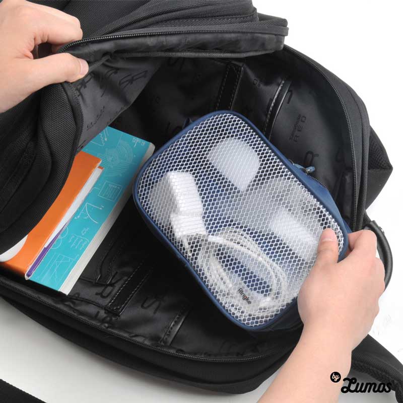 𝗥𝗶𝗻𝗴𝗸𝗲 𝗢𝗥𝗚𝗔𝗡𝗜𝗭𝗘𝗥 𝗣𝗢𝗨𝗖𝗛 Packing Storage Pouch Zipper Electronics Organizer Travel Digital Storage Bag
