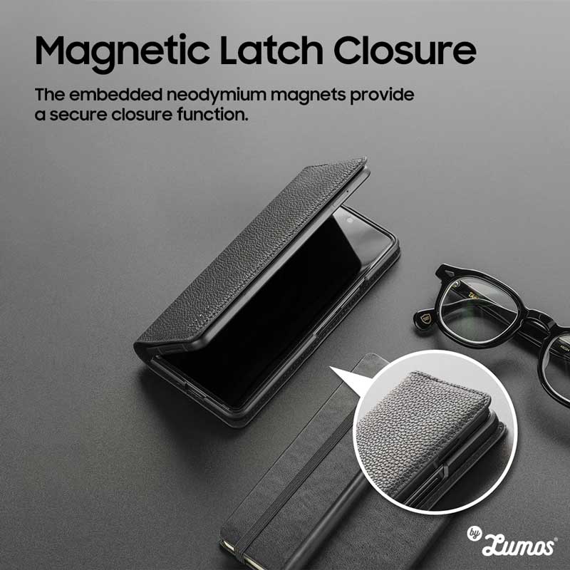 𝗥𝗜𝗡𝗚𝗞𝗘 𝗙𝗢𝗟𝗜𝗢 𝗦𝗜𝗚𝗡𝗔𝗧𝗨𝗥𝗘 Standard & EZ Strap For Samsung Galaxy Z Fold 3 Inclusive Edge Drop Protection Case Casing