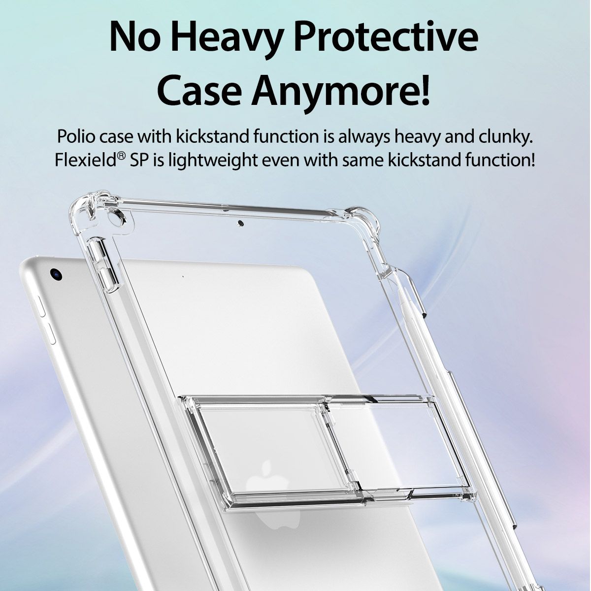 𝗔𝗿𝗮𝗿𝗲𝗲 𝗙𝗹𝗲𝘅𝗶𝗲𝗹𝗱 𝗦𝗣 Apple iPad 7/ 8/9th (10.2 inch) Mach Stand Angle Control Protection Flexible Case