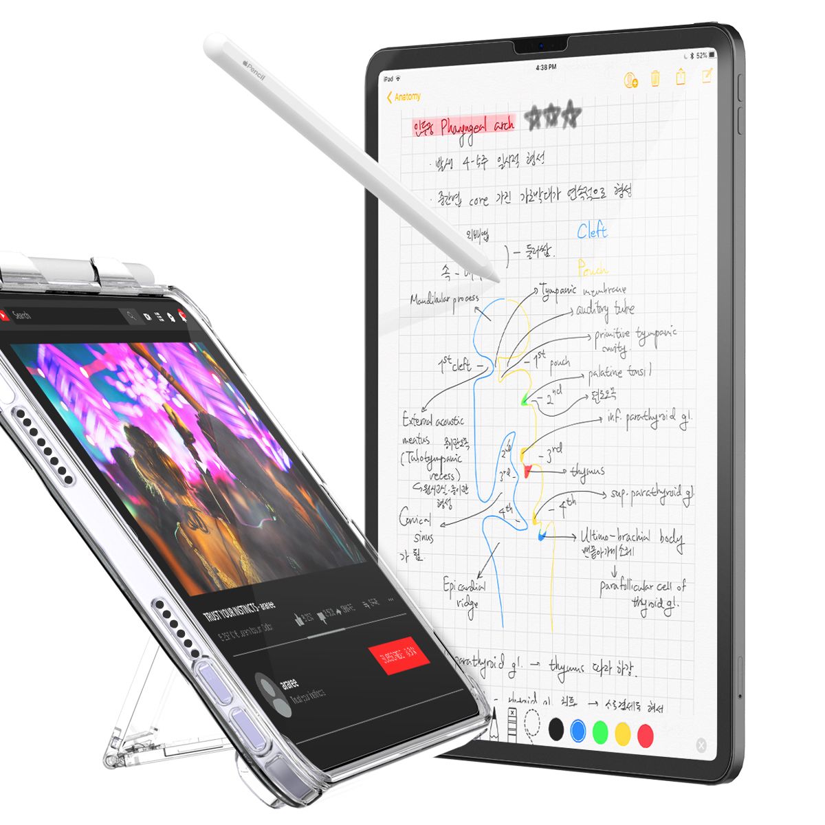𝗔𝗿𝗮𝗿𝗲𝗲 𝗣𝗮𝗽𝗲𝗿 𝗟𝗶𝗸𝗲 𝗙𝗶𝗹𝗺 Apple iPad Mini 6th (8.3 inch) Premium Anti Glare Screen Protector made for Apple Pencil