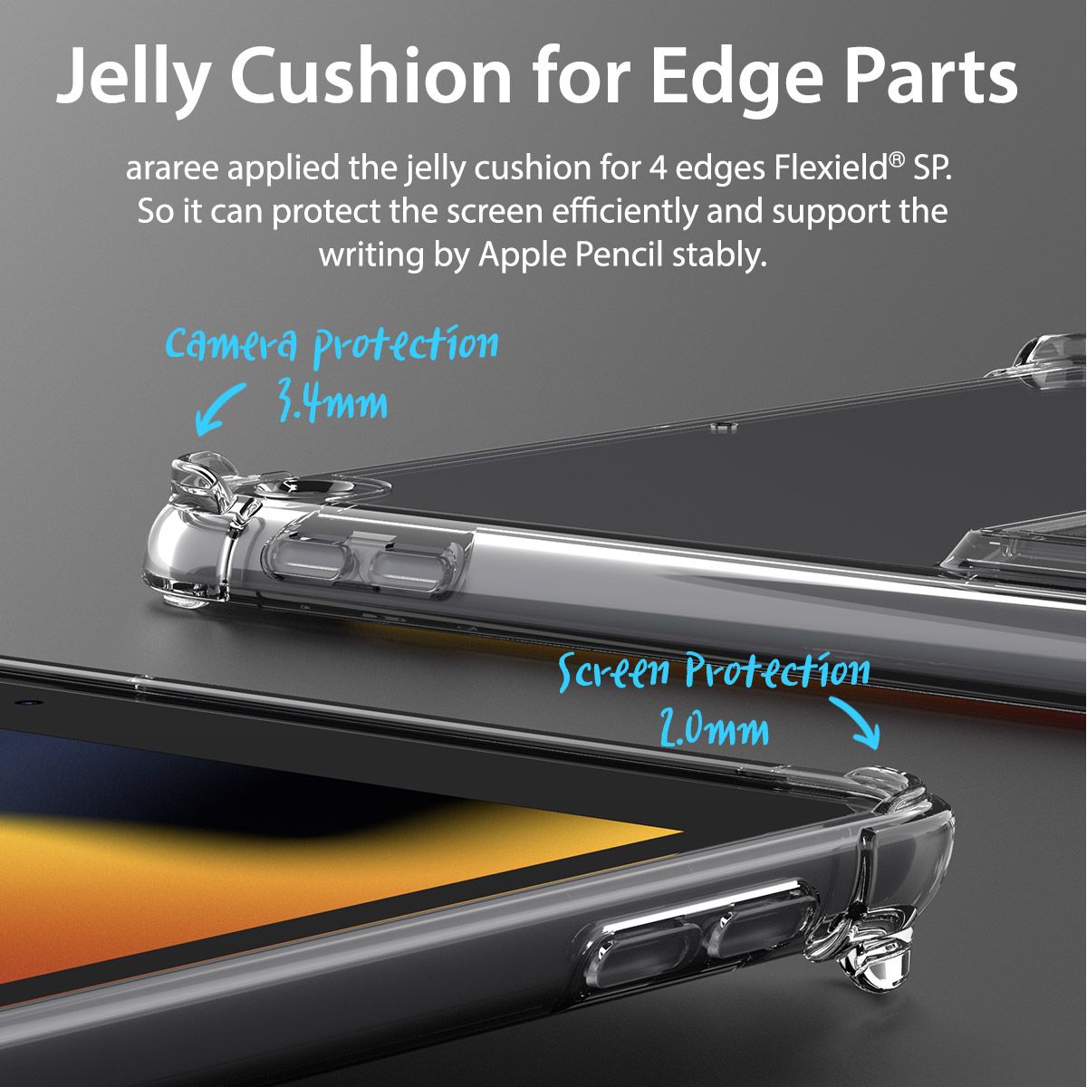 𝗔𝗿𝗮𝗿𝗲𝗲 𝗙𝗹𝗲𝘅𝗶𝗲𝗹𝗱 𝗦𝗣 Apple iPad 7/ 8/9th (10.2 inch) Mach Stand Angle Control Protection Flexible Case