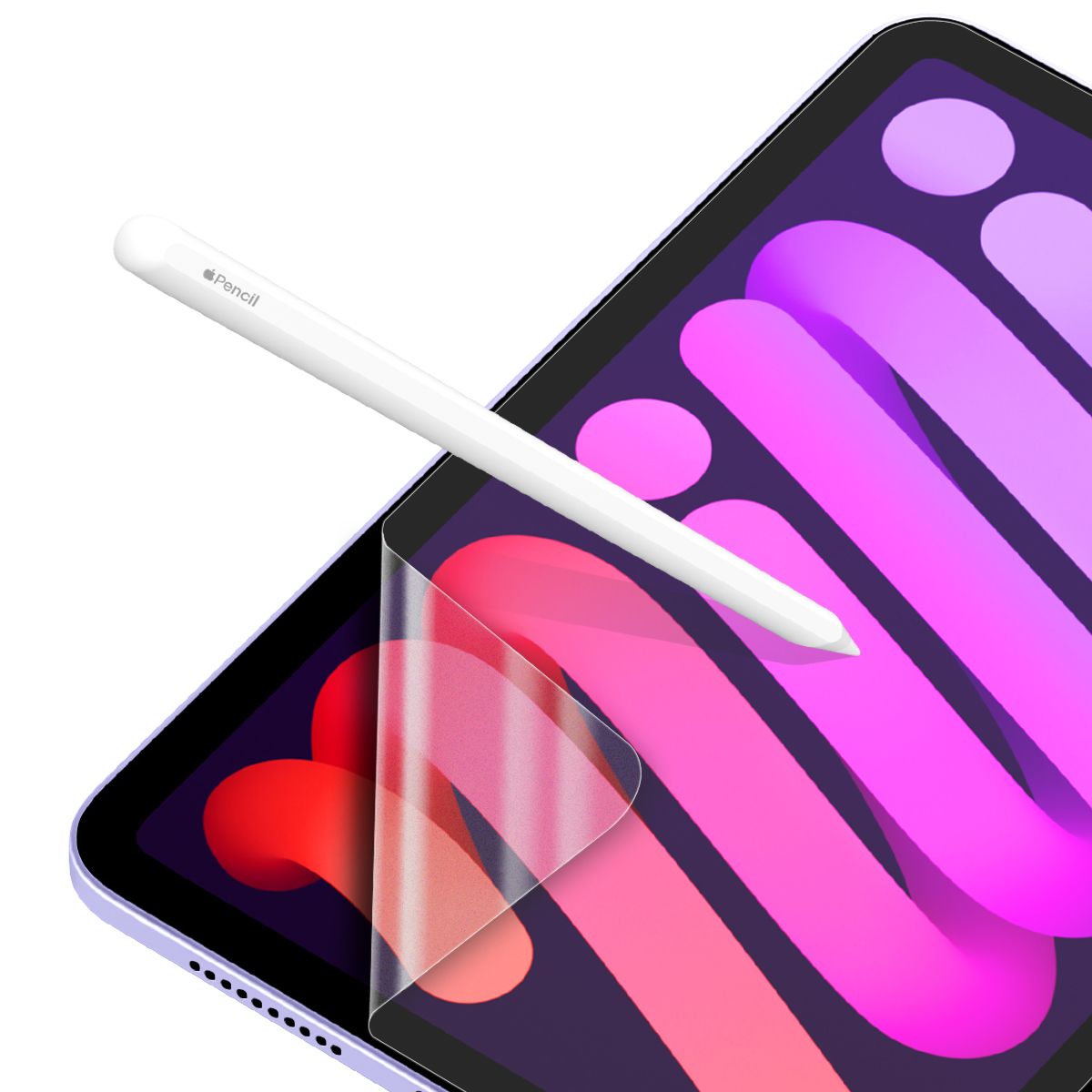 𝗔𝗿𝗮𝗿𝗲𝗲 𝗣𝗮𝗽𝗲𝗿 𝗟𝗶𝗸𝗲 𝗙𝗶𝗹𝗺 Apple iPad Mini 6th (8.3 inch) Premium Anti Glare Screen Protector made for Apple Pencil