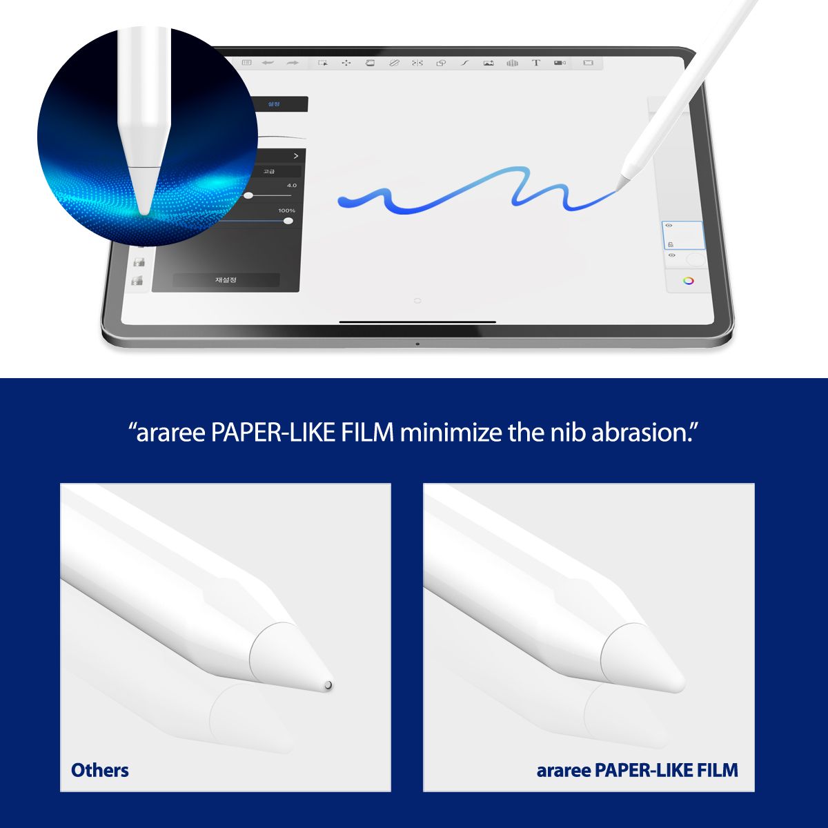 𝗔𝗿𝗮𝗿𝗲𝗲 𝗣𝗮𝗽𝗲𝗿 𝗟𝗶𝗸𝗲 𝗙𝗶𝗹𝗺 Apple iPad Mini 6th (8.3 inch) Premium Anti Glare Screen Protector made for Apple Pencil
