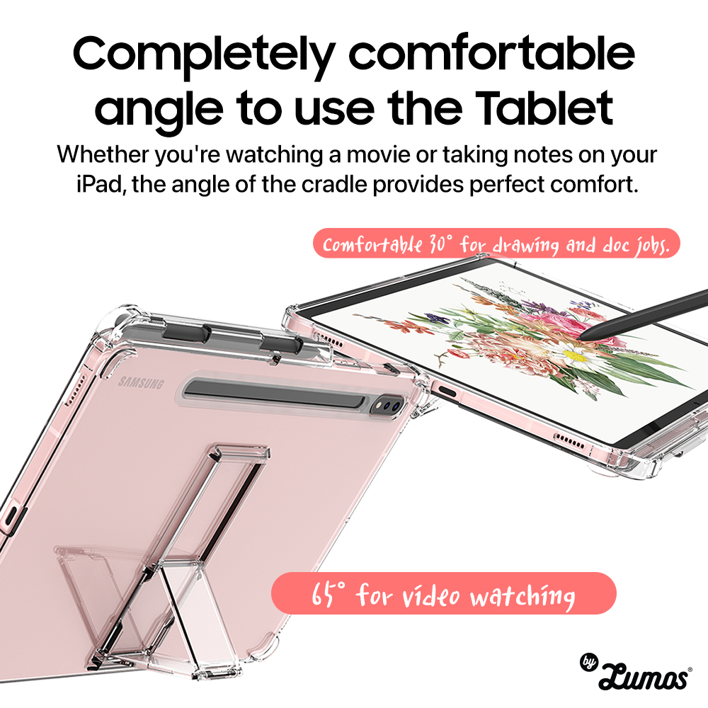 𝗔𝗥𝗔𝗥𝗘𝗘 𝗙𝗟𝗘𝗫𝗜𝗘𝗟𝗗 𝗦𝗣 Samsung Galaxy Tab S7+/S8/S8+/S8 Ultra Stand Angle Full Coverage Protection Case