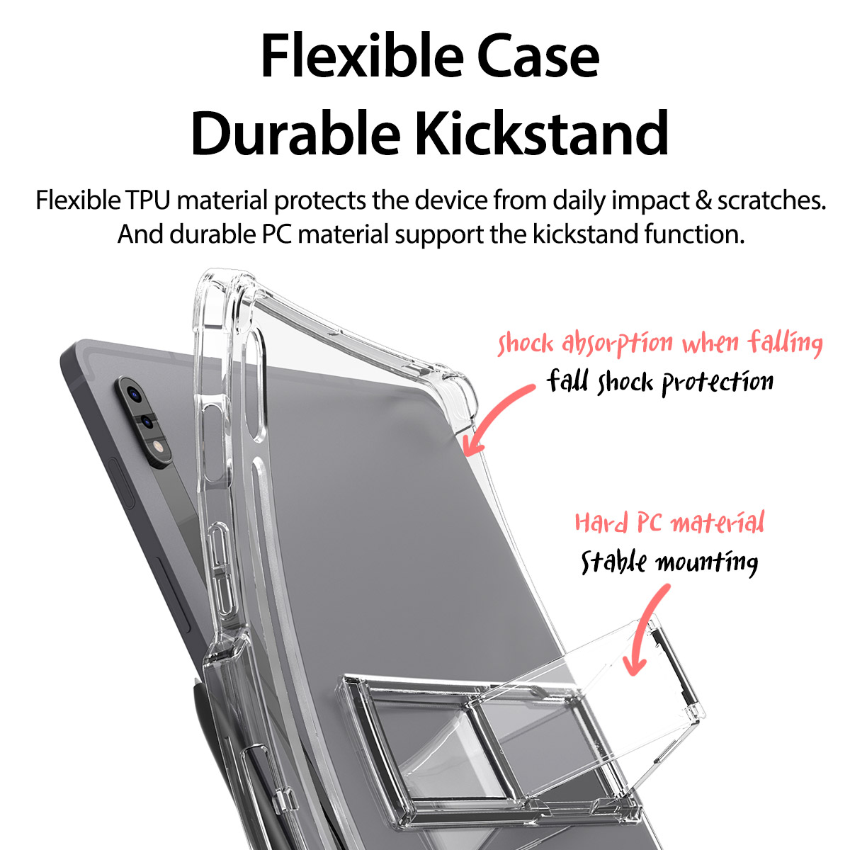𝗔𝗥𝗔𝗥𝗘𝗘 𝗙𝗟𝗘𝗫𝗜𝗘𝗟𝗗 𝗦𝗣 Samsung Galaxy Tab S7+/S8/S8+/S8 Ultra Stand Angle Full Coverage Protection Case
