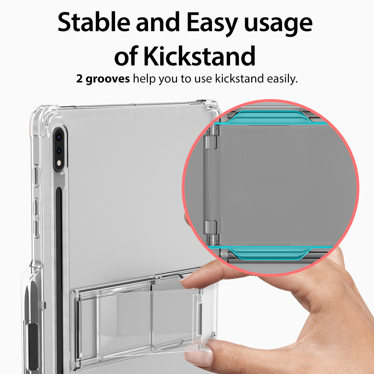 𝗔𝗥𝗔𝗥𝗘𝗘 𝗙𝗟𝗘𝗫𝗜𝗘𝗟𝗗 𝗦𝗣 Samsung Galaxy Tab S7+/S8/S8+/S8 Ultra Stand Angle Full Coverage Protection Case
