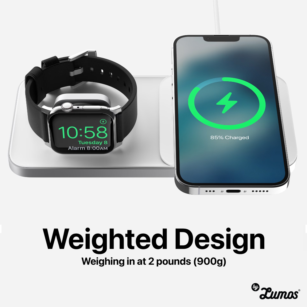 𝗡𝗢𝗠𝗔𝗗 𝗕𝗔𝗦𝗘 𝗢𝗡𝗘 𝗠𝗔𝗫 Magsafe Charger 15W Wireless Charging Speed Apple Watch/Phone Charging Base Charge 3x Faster