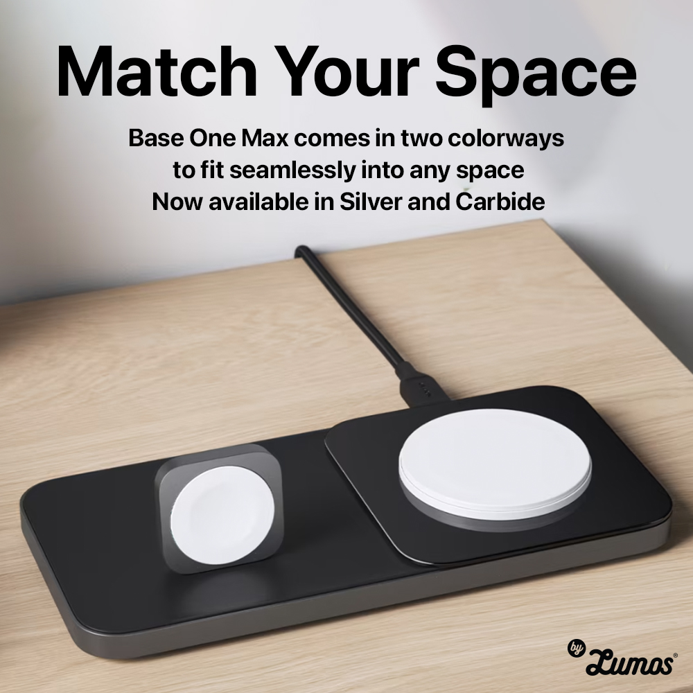 𝗡𝗢𝗠𝗔𝗗 𝗕𝗔𝗦𝗘 𝗢𝗡𝗘 𝗠𝗔𝗫 Magsafe Charger 15W Wireless Charging Speed Apple Watch/Phone Charging Base Charge 3x Faster
