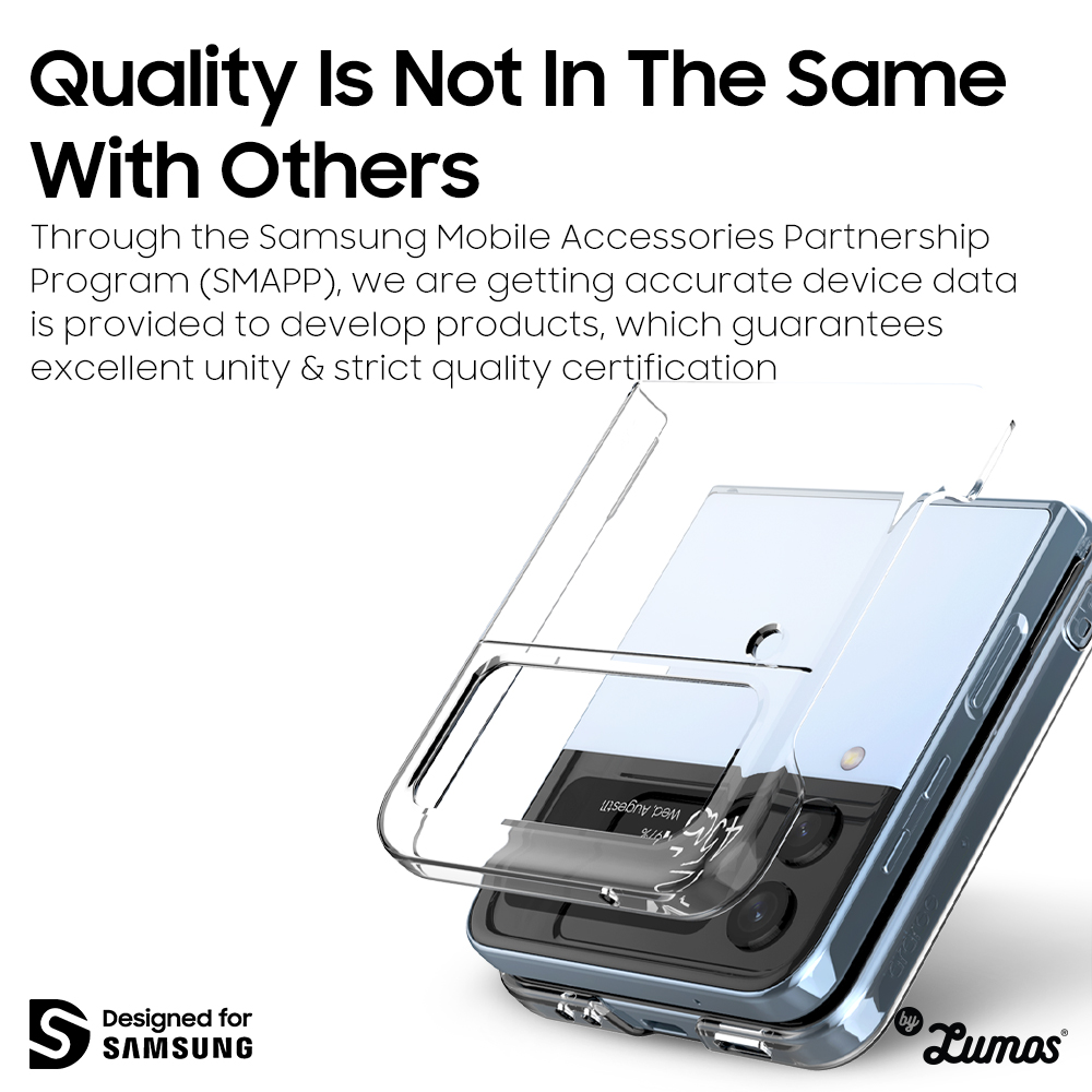 𝗔𝗥𝗔𝗥𝗘𝗘 𝗡𝗨𝗞𝗜𝗡 Samsung Galaxy Z Flip 4 Thin Transparent Clear Case