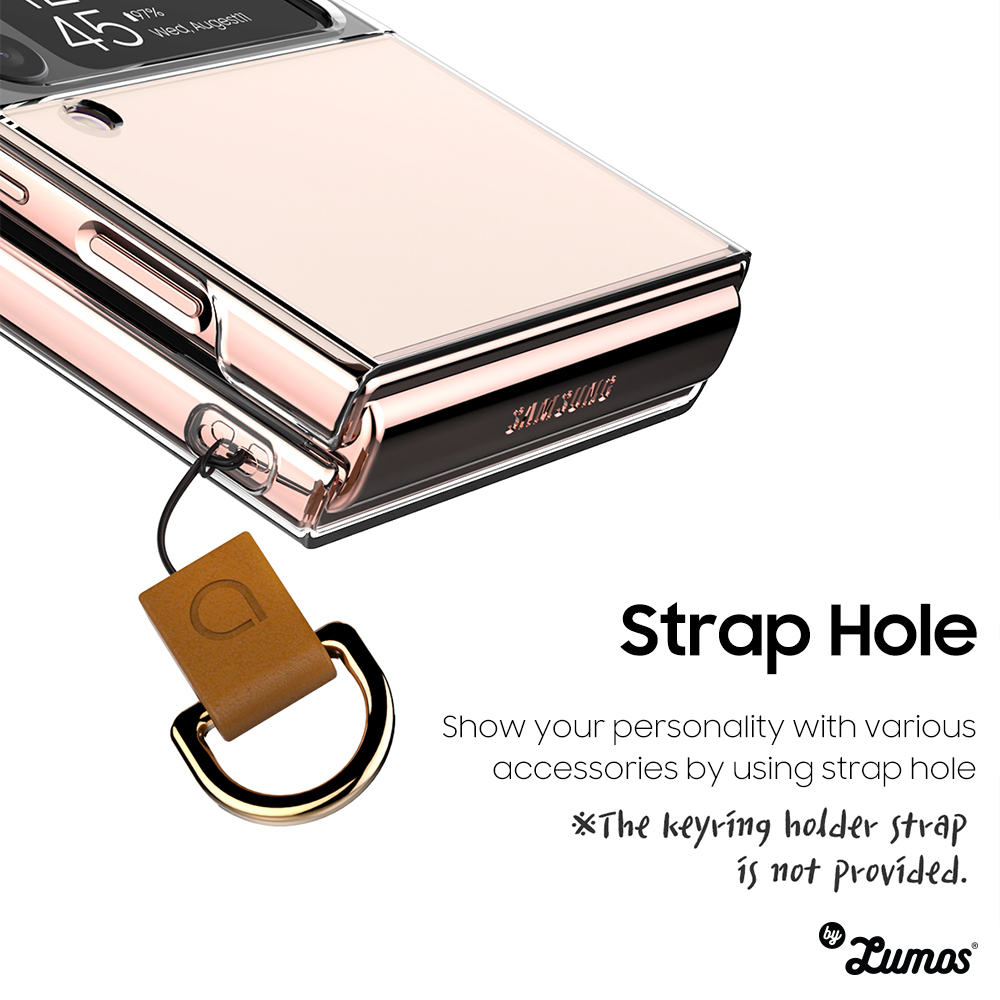 𝗔𝗥𝗔𝗥𝗘𝗘 𝗡𝗨𝗞𝗜𝗡 Samsung Galaxy Z Flip 4 Thin Transparent Clear Case