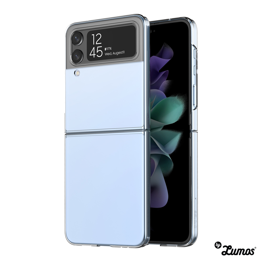 𝗔𝗥𝗔𝗥𝗘𝗘 𝗡𝗨𝗞𝗜𝗡 𝟬𝟴𝟱 For Samsung Galaxy Z Flip 4 5G Thickness Case Light And Thin Transparent Clear Case Casing