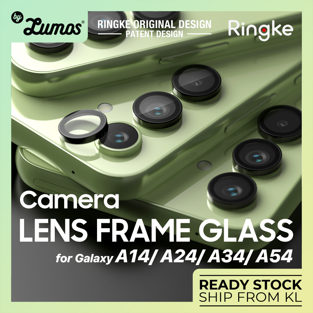 𝗥𝗜𝗡𝗚𝗞𝗘 𝗖𝗔𝗠𝗘𝗥𝗔 𝗟𝗘𝗡𝗦 𝗙𝗥𝗔𝗠𝗘 𝗚𝗟𝗔𝗦𝗦 For Samsung Galaxy A14/A24/A34/A54 5G