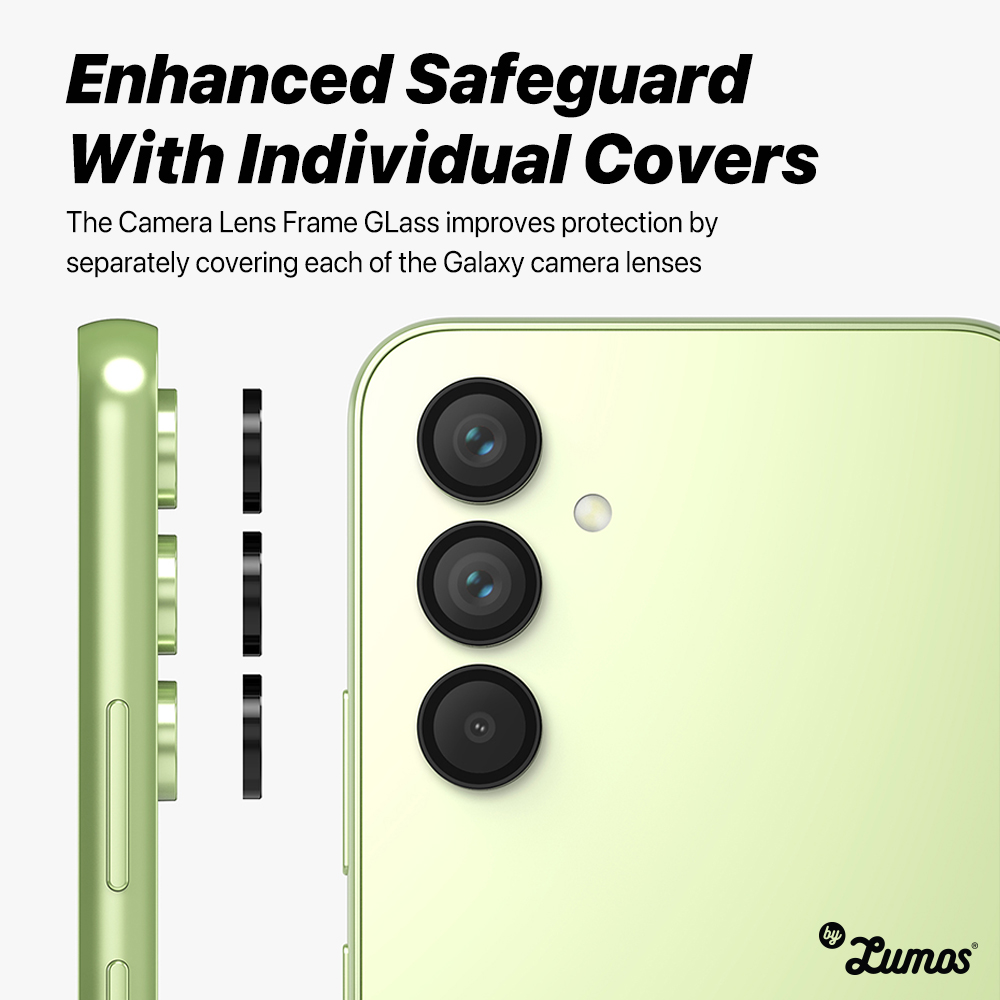 𝗥𝗜𝗡𝗚𝗞𝗘 𝗖𝗔𝗠𝗘𝗥𝗔 𝗟𝗘𝗡𝗦 𝗙𝗥𝗔𝗠𝗘 𝗚𝗟𝗔𝗦𝗦 For Samsung Galaxy A14/A24/A34/A54 5G