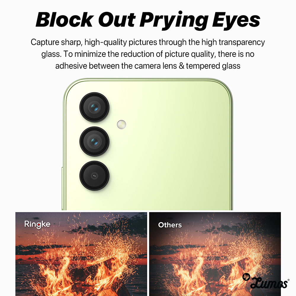 𝗥𝗜𝗡𝗚𝗞𝗘 𝗖𝗔𝗠𝗘𝗥𝗔 𝗟𝗘𝗡𝗦 𝗙𝗥𝗔𝗠𝗘 𝗚𝗟𝗔𝗦𝗦 For Samsung Galaxy A14/A24/A34/A54 5G