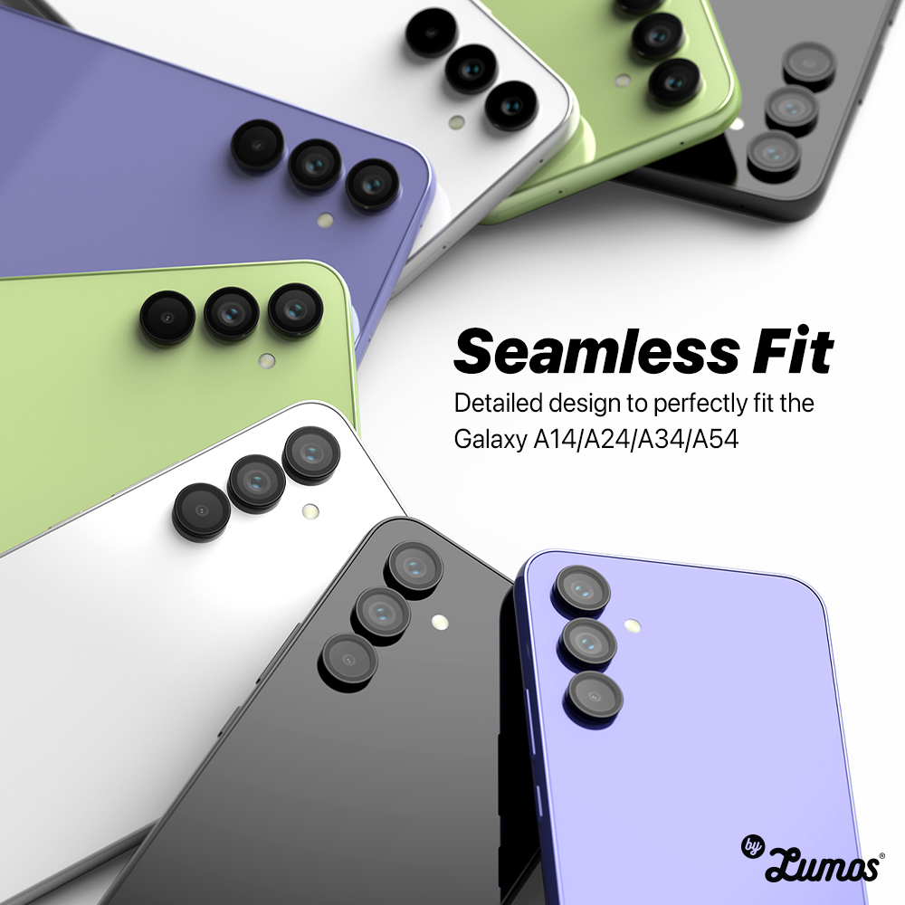 𝗥𝗜𝗡𝗚𝗞𝗘 𝗖𝗔𝗠𝗘𝗥𝗔 𝗟𝗘𝗡𝗦 𝗙𝗥𝗔𝗠𝗘 𝗚𝗟𝗔𝗦𝗦 For Samsung Galaxy A14/A24/A34/A54 5G