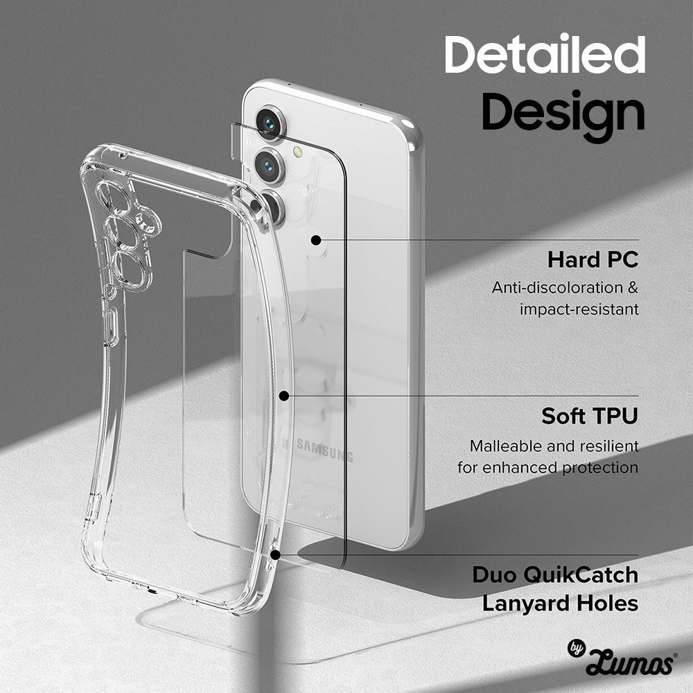 𝗥𝗜𝗡𝗚𝗞𝗘 𝗙𝗨𝗦𝗜𝗢𝗡 𝗦𝗘𝗥𝗜𝗘𝗦 For Samsung Galaxy A54 5g Transparent Soft Cover