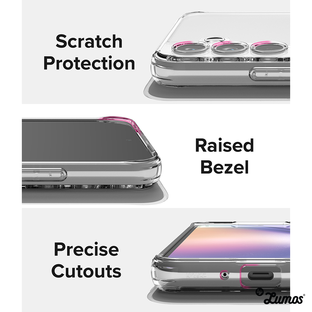 𝗥𝗜𝗡𝗚𝗞𝗘 𝗙𝗨𝗦𝗜𝗢𝗡 𝗦𝗘𝗥𝗜𝗘𝗦 For Samsung Galaxy A54 5g Transparent Soft Cover