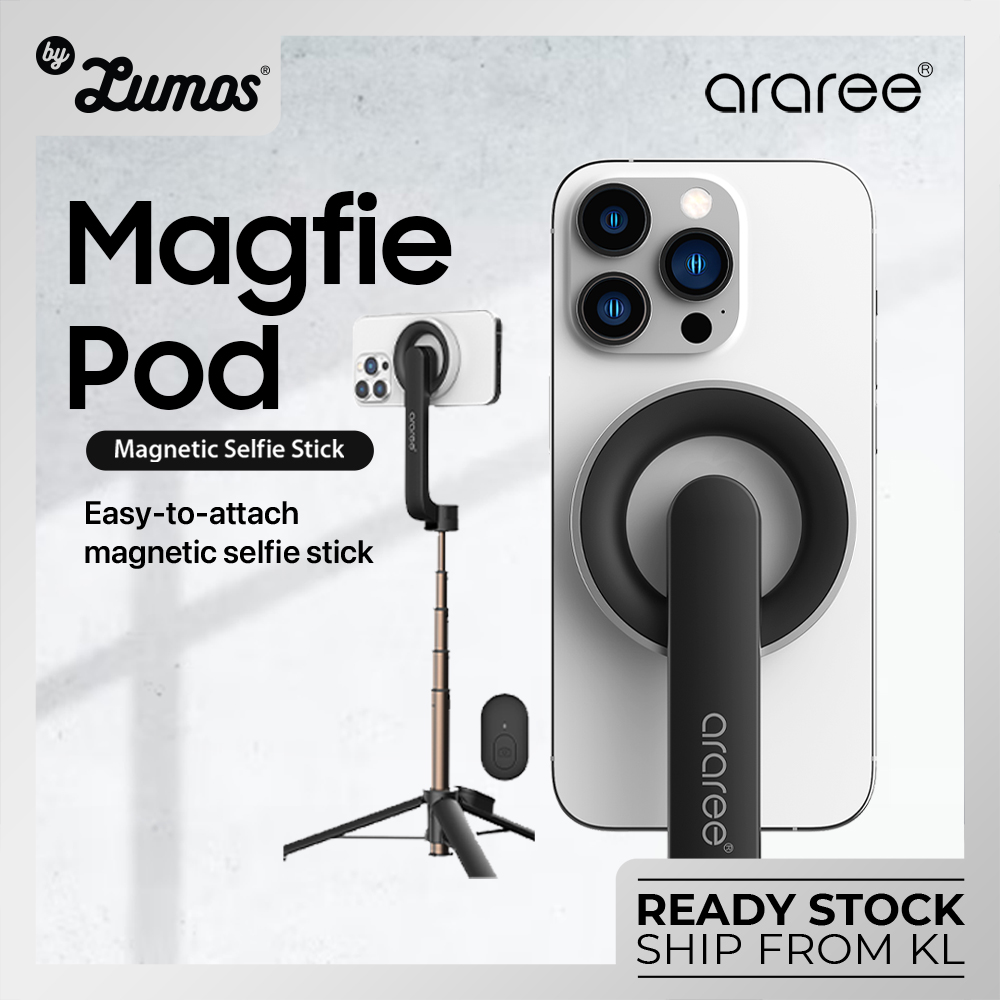 𝗔𝗥𝗔𝗥𝗘𝗘 𝗠𝗔𝗚𝗙𝗜𝗘 𝗣𝗢𝗗 𝗠𝗔𝗚𝗡𝗘𝗧𝗜𝗖 𝗦𝗘𝗟𝗙𝗜𝗘 𝗦𝗧𝗜𝗖𝗞 For Smartphone 69cm Strong Magnet Tripod Bluetooth 5.0 Remote Control