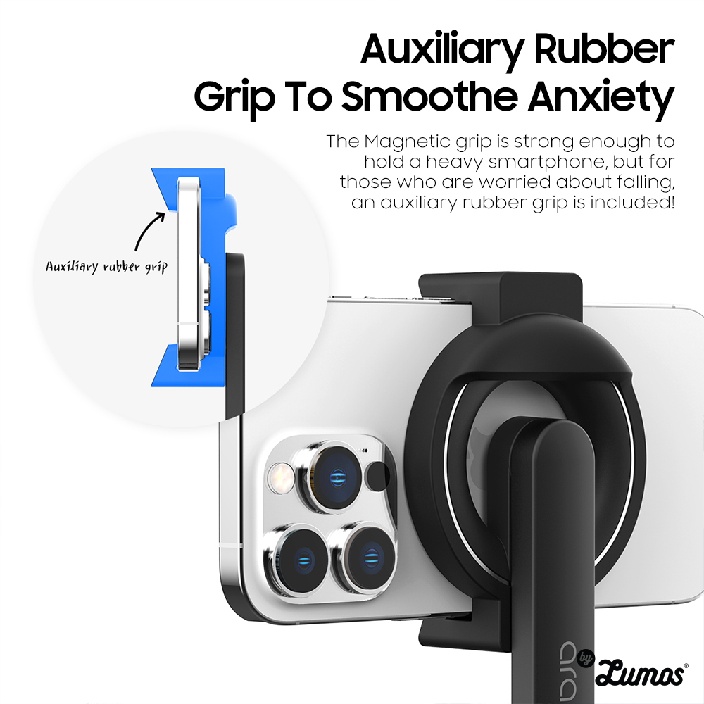 𝗔𝗥𝗔𝗥𝗘𝗘 𝗠𝗔𝗚𝗙𝗜𝗘 𝗣𝗢𝗗 𝗠𝗔𝗚𝗡𝗘𝗧𝗜𝗖 𝗦𝗘𝗟𝗙𝗜𝗘 𝗦𝗧𝗜𝗖𝗞 For Smartphone 69cm Strong Magnet Tripod Bluetooth 5.0 Remote Control
