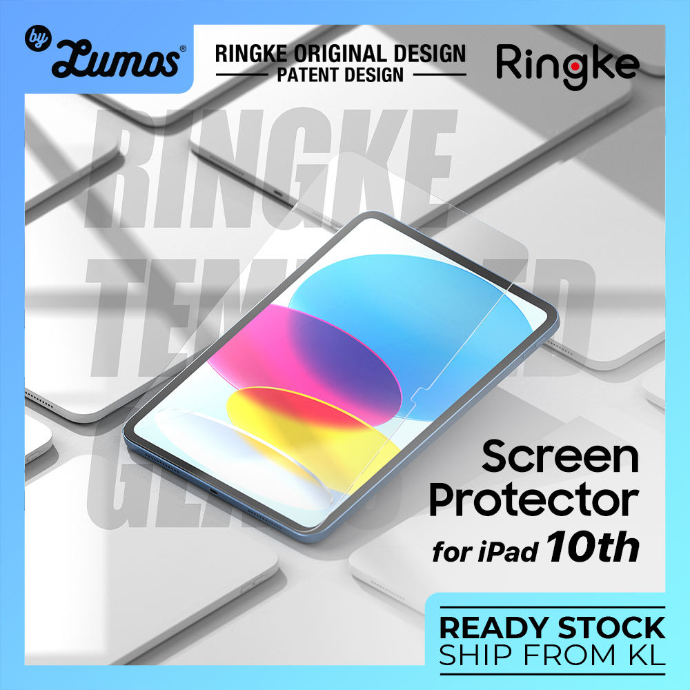 𝗥𝗜𝗡𝗚𝗞𝗘 iPad 10th Generation 2022 (10.9") Full Coverage Premium Tempered Glass