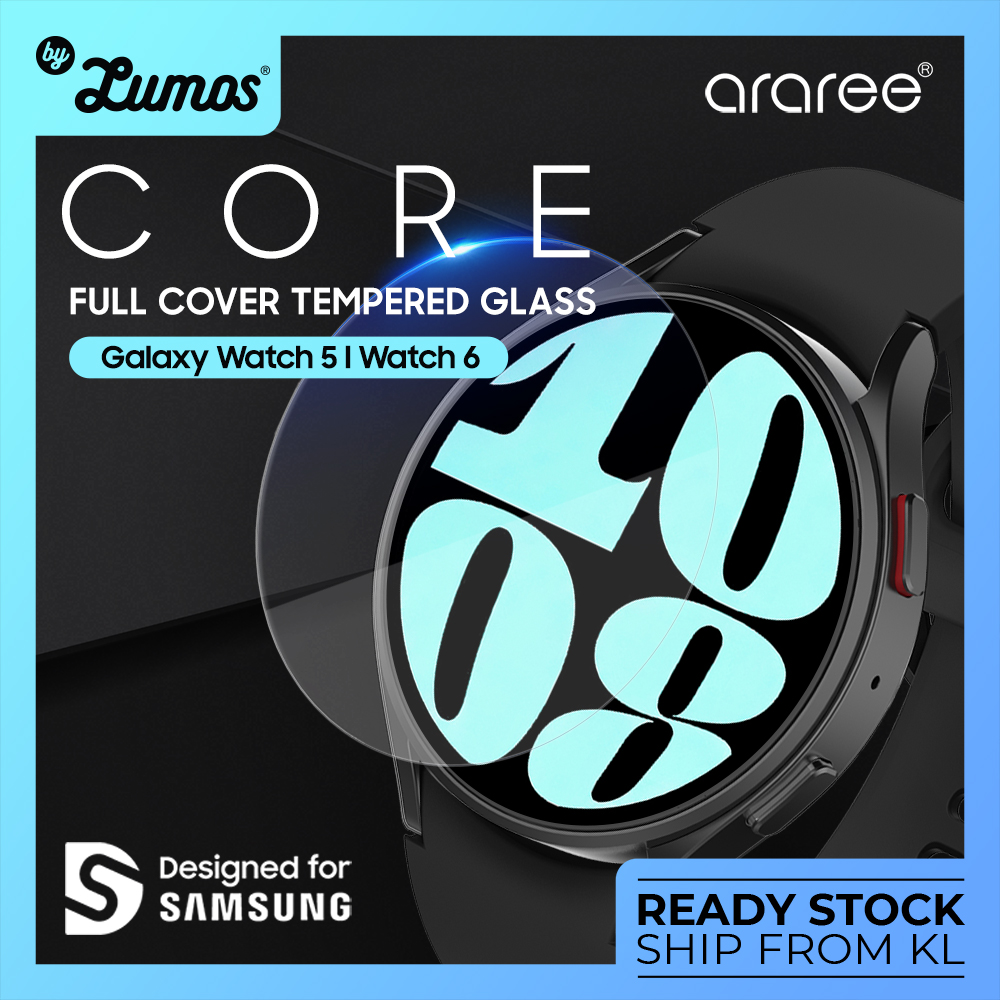 𝗔𝗥𝗔𝗥𝗘𝗘 𝗦𝗨𝗕 𝗖𝗢𝗥𝗘 Samsung Galaxy Watch 4/5/Watch 6(40mm/44mm) Include 2 Pcs Tempered Glass
