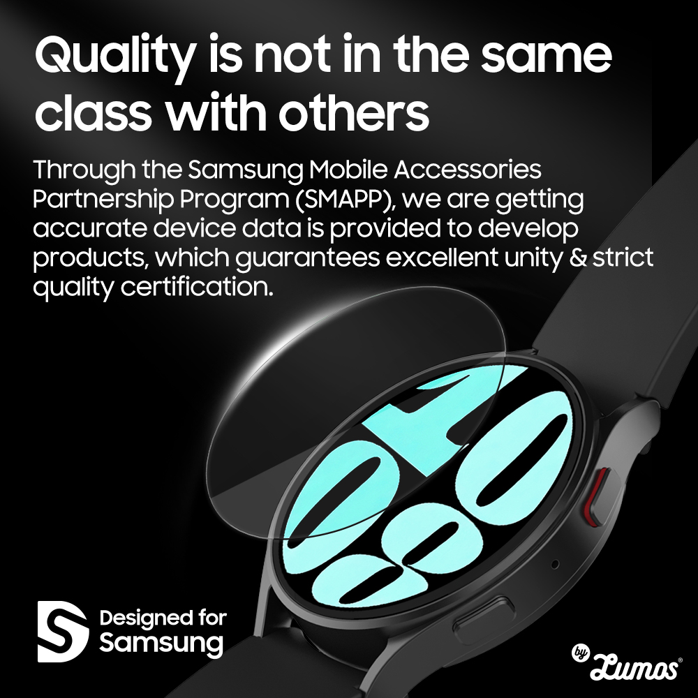 𝗔𝗥𝗔𝗥𝗘𝗘 𝗦𝗨𝗕 𝗖𝗢𝗥𝗘 Samsung Galaxy Watch 4/5/Watch 6(40mm/44mm) Include 2 Pcs Tempered Glass