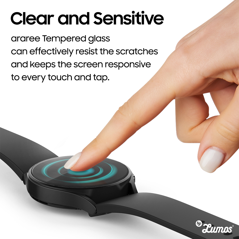 𝗔𝗥𝗔𝗥𝗘𝗘 𝗦𝗨𝗕 𝗖𝗢𝗥𝗘 Samsung Galaxy Watch 4/5/Watch 6(40mm/44mm) Include 2 Pcs Tempered Glass