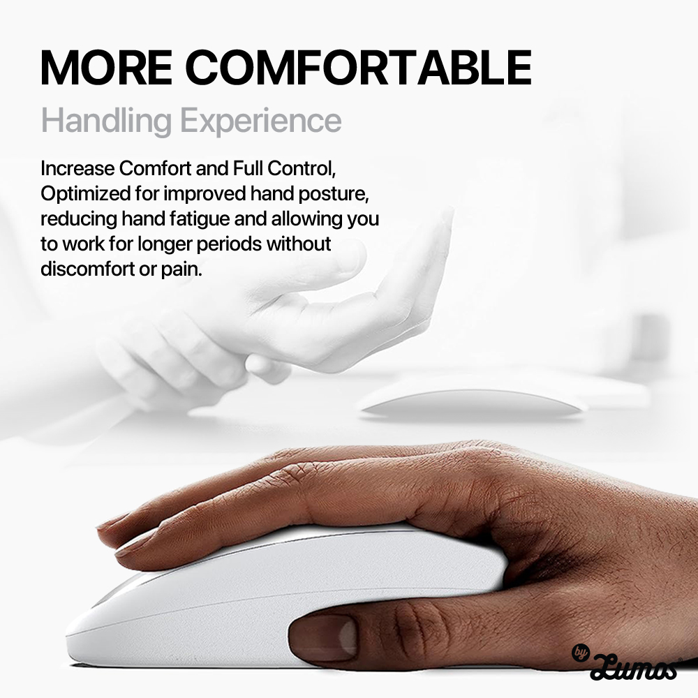 𝗜𝗡𝗩𝗜𝗦𝗜𝗕𝗟𝗘 𝗦𝗔𝗙𝗘𝗚𝗨𝗔𝗥𝗗 𝗖𝗛𝗔𝗥𝗚𝗜𝗡𝗚 𝗕𝗔𝗦𝗘 Designed For A-PPLE Magic Mouse 2, Ergonomic & Wireless Charging Magsafe & QI Techno