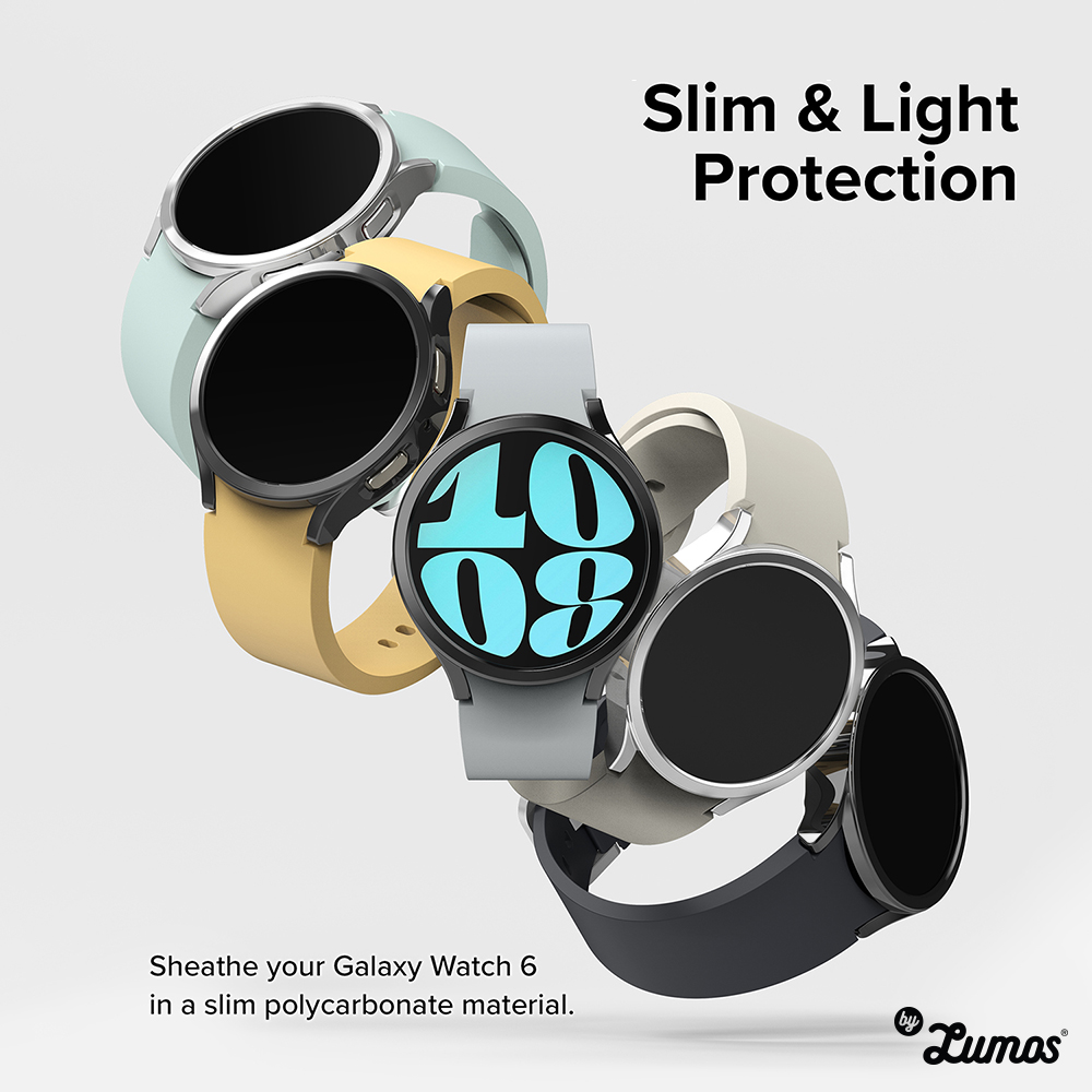 𝗥𝗜𝗡𝗚𝗞𝗘 𝗦𝗟𝗜𝗠 𝗖𝗔𝗦𝗘 For Galaxy Watch 6 44mm & 40mm Hard Case