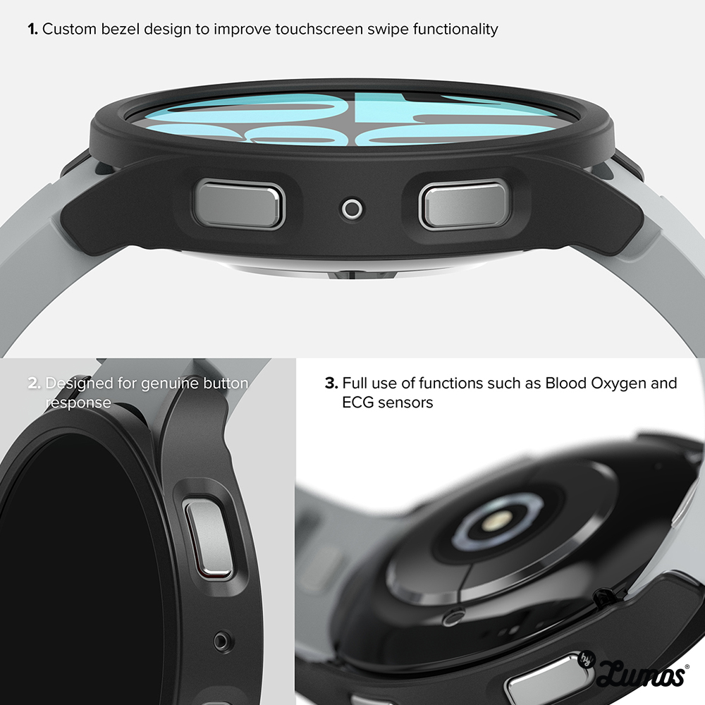 𝗥𝗜𝗡𝗚𝗞𝗘 𝗦𝗟𝗜𝗠 𝗖𝗔𝗦𝗘 For Galaxy Watch 6 44mm & 40mm Hard Case