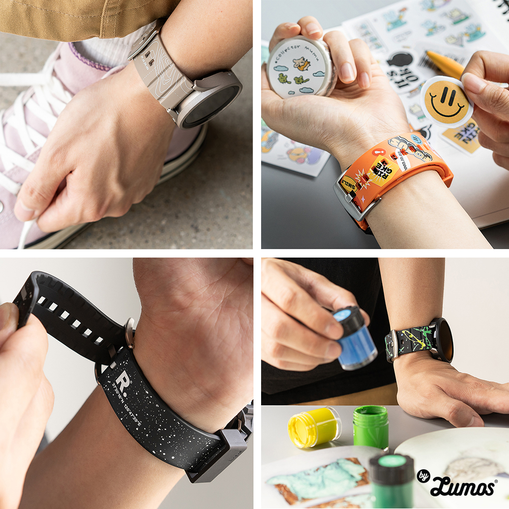 𝗥𝗜𝗡𝗚𝗞𝗘 𝗥𝗨𝗕𝗕𝗘𝗥 𝗢𝗡𝗘 𝗕𝗢𝗟𝗗 Band For Watch Samsung Galaxy Watch Series