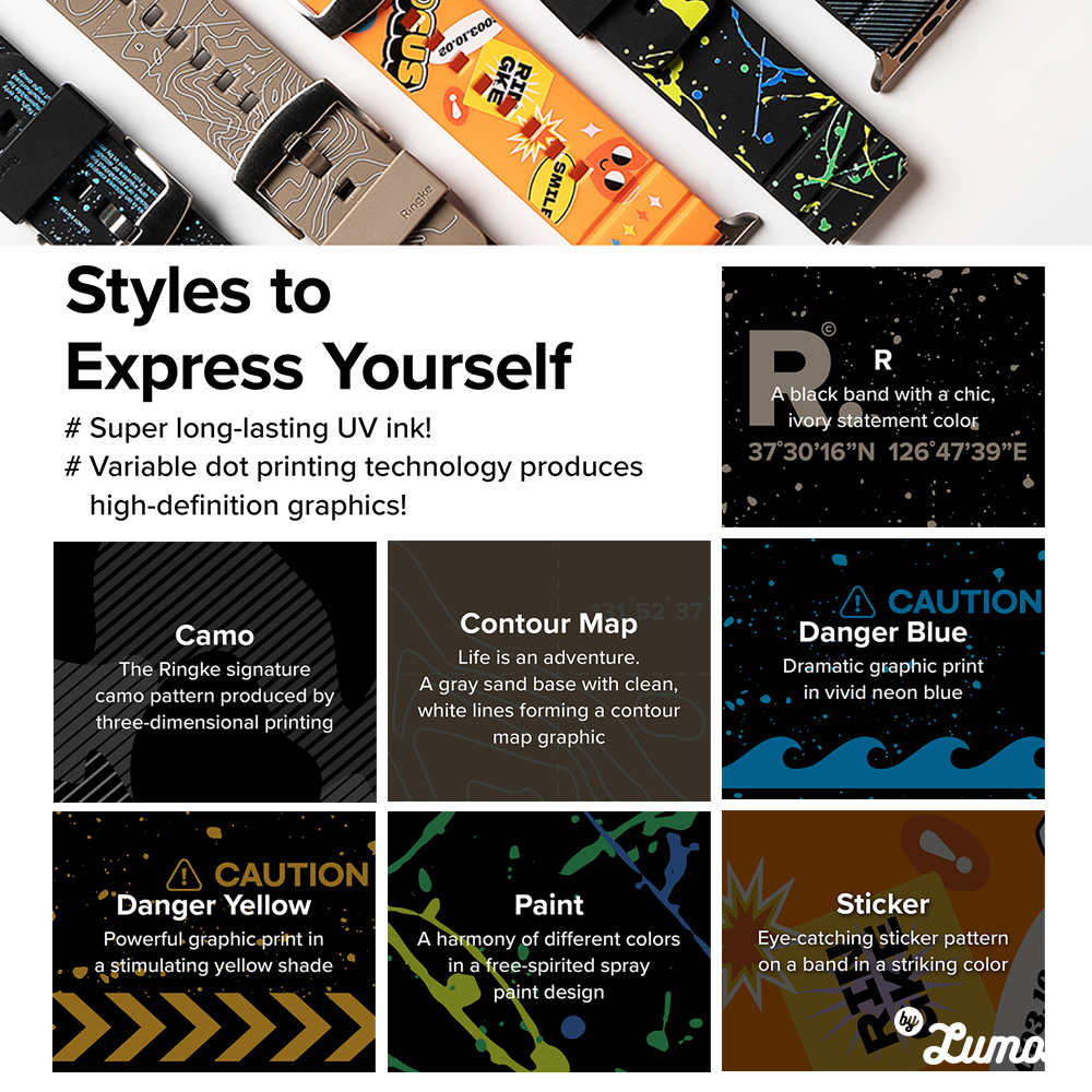 𝗥𝗜𝗡𝗚𝗞𝗘 𝗥𝗨𝗕𝗕𝗘𝗥 𝗢𝗡𝗘 𝗕𝗢𝗟𝗗 Band For Watch Samsung Galaxy Watch Series