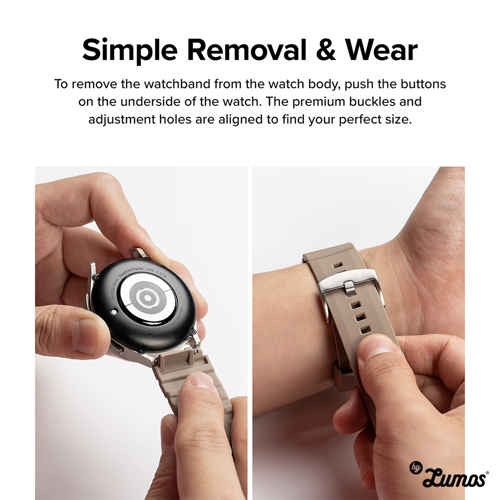 𝗥𝗜𝗡𝗚𝗞𝗘 𝗥𝗨𝗕𝗕𝗘𝗥 𝗢𝗡𝗘 𝗕𝗢𝗟𝗗 Band For Watch Samsung Galaxy Watch Series