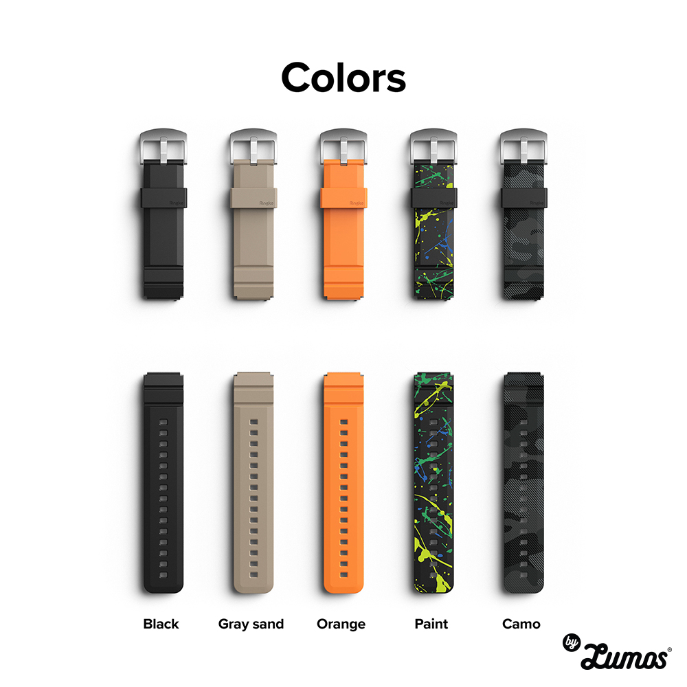 𝗥𝗜𝗡𝗚𝗞𝗘 𝗥𝗨𝗕𝗕𝗘𝗥 𝗢𝗡𝗘 𝗕𝗢𝗟𝗗 Band For Watch Samsung Galaxy Watch Series