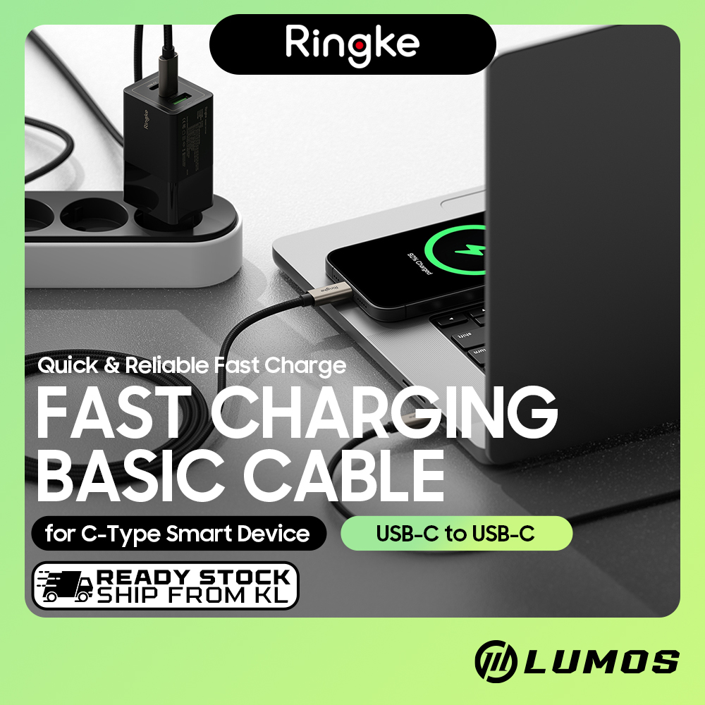 𝗥𝗜𝗡𝗚𝗞𝗘 𝗨𝗦𝗕 𝗧𝗬𝗣𝗘 𝗖 𝗧𝗢 𝗖 Fast Charging Cable