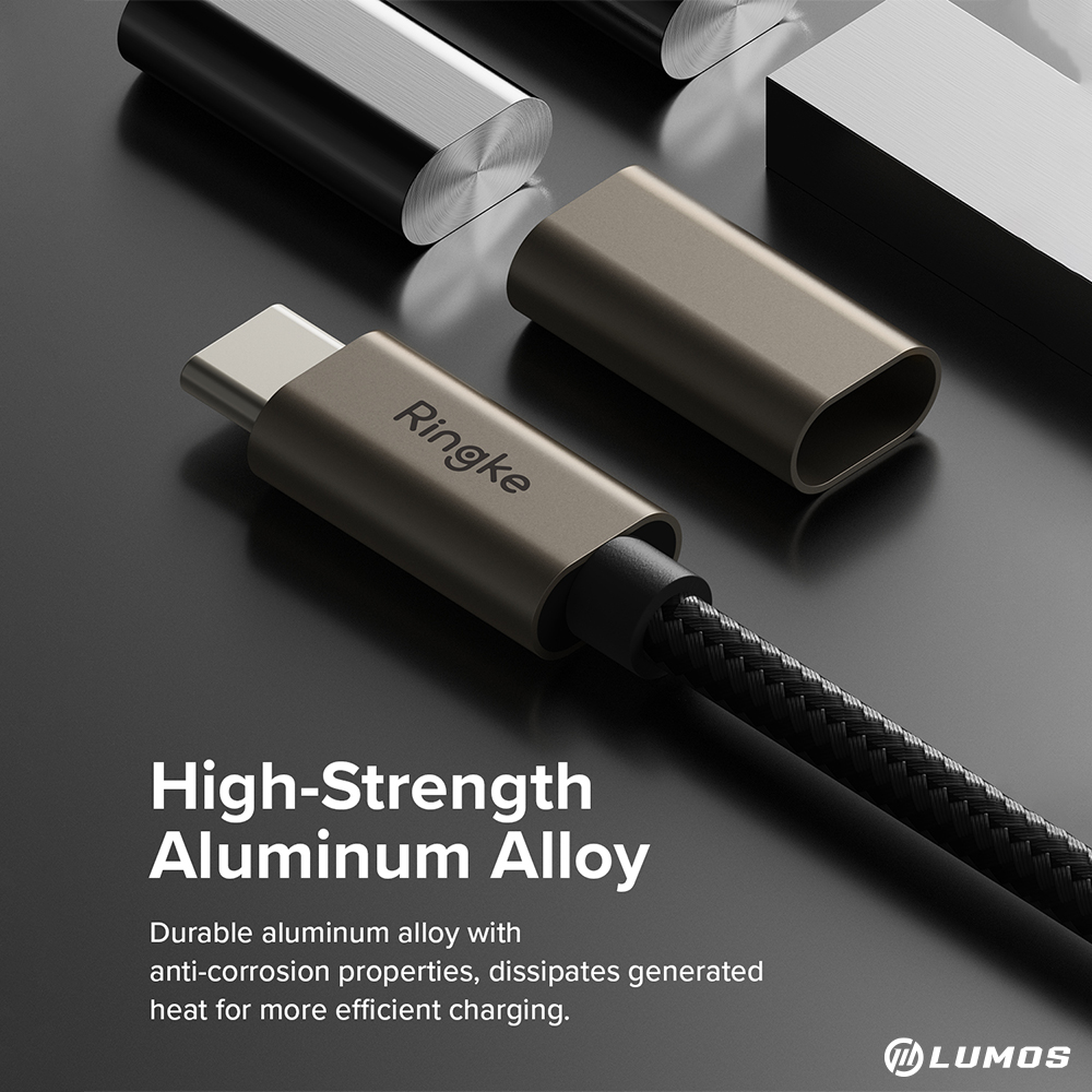 𝗥𝗜𝗡𝗚𝗞𝗘 𝗨𝗦𝗕 𝗧𝗬𝗣𝗘 𝗖 𝗧𝗢 𝗖 Fast Charging Cable