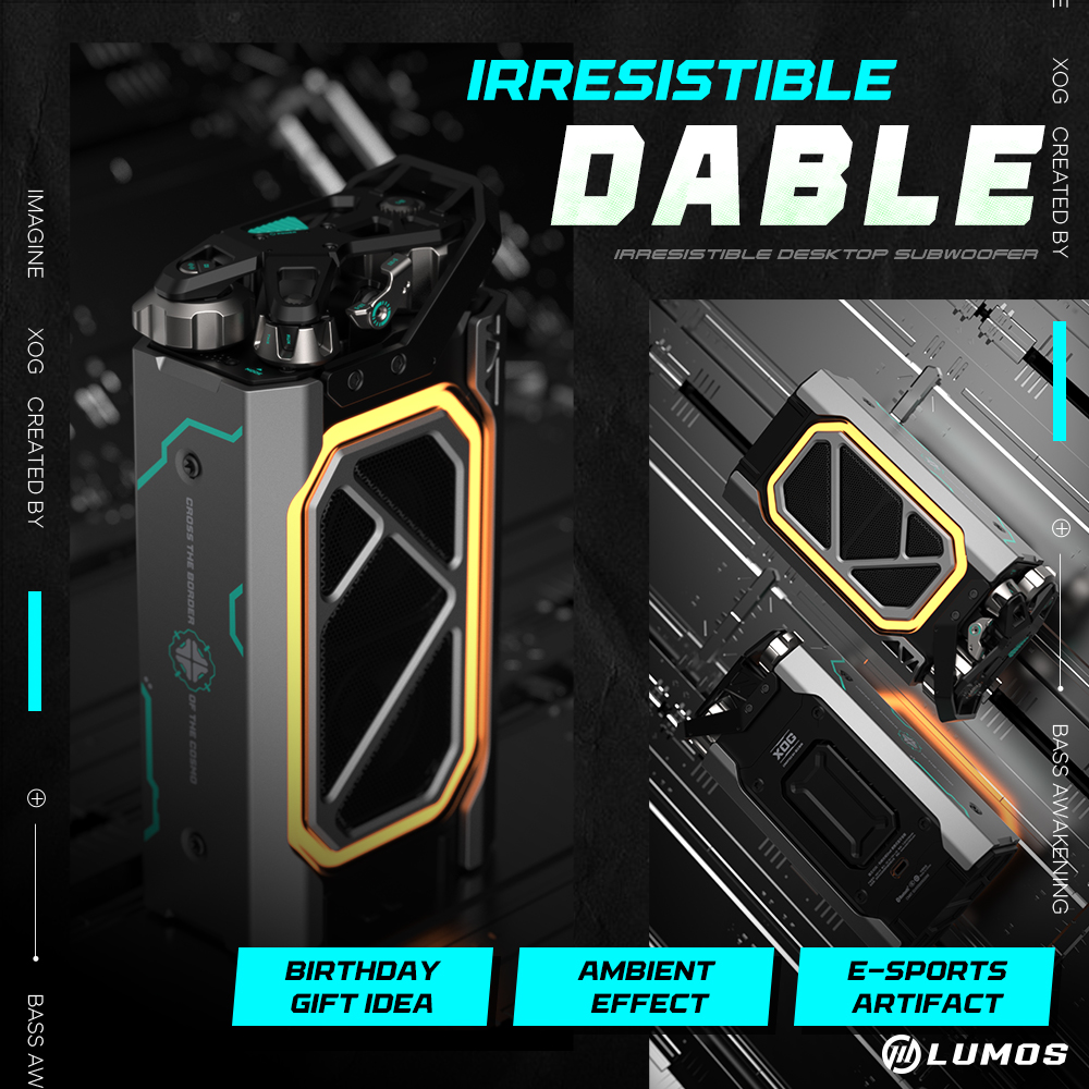 𝗠𝗨𝗭𝗘𝗡 𝗖𝗬𝗕𝗘𝗥 𝗦𝗛𝗘𝗟𝗟 Mechanical Stereo Speaker