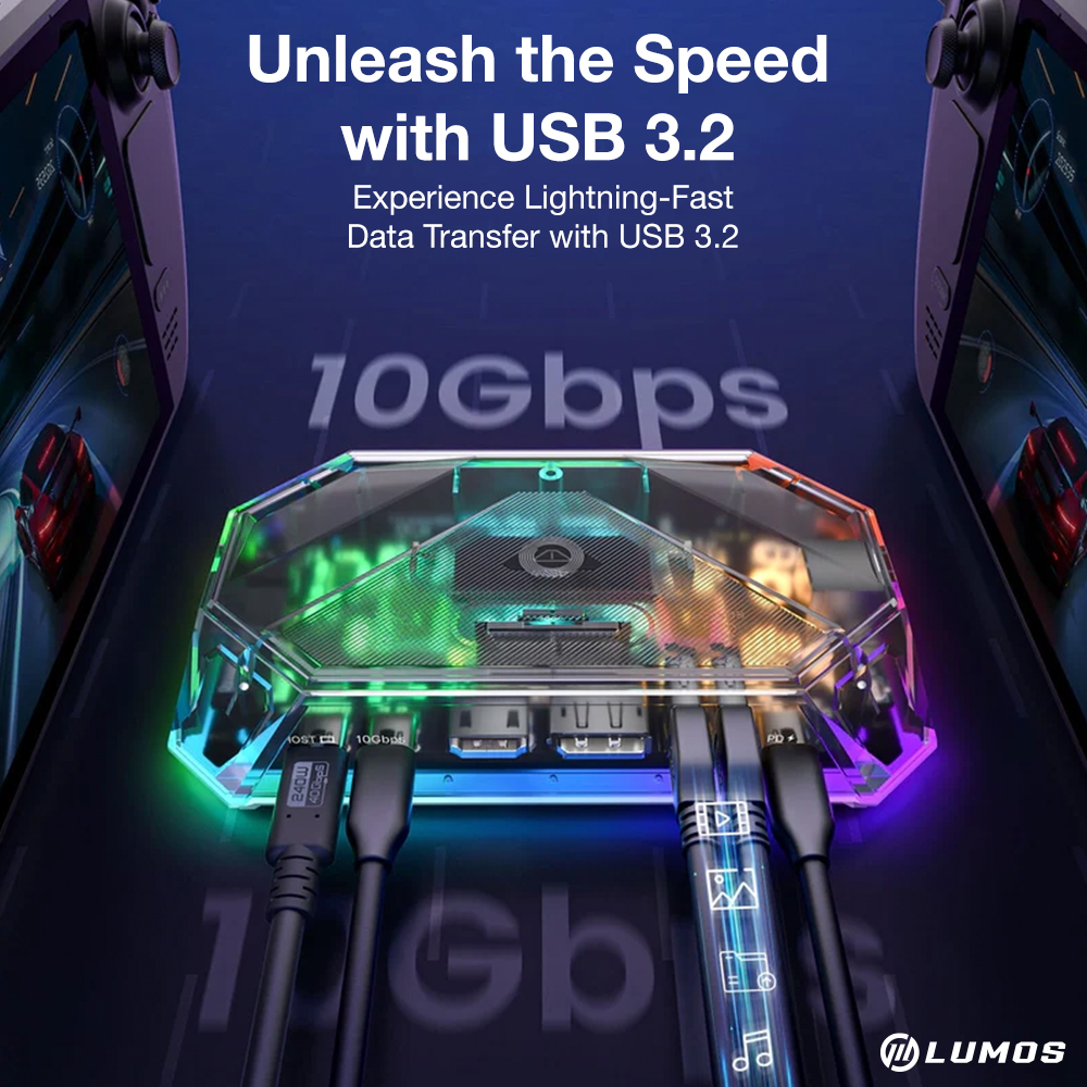 ๐๐ฆ๐๐จ๐ซ ๐๐๐ญ๐ฎ๐ฌ๐ญ๐ฆ 12-Port RGB Docking Station