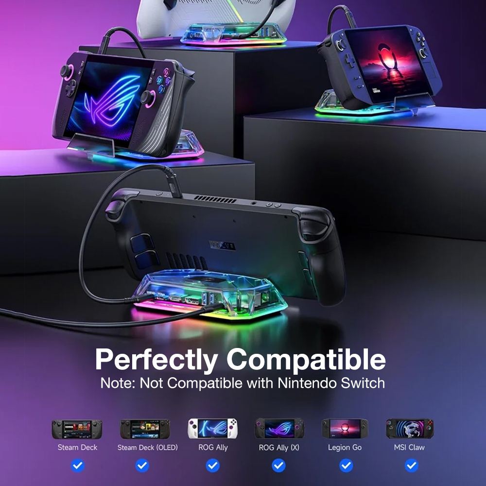 ๐๐ฆ๐๐จ๐ซ ๐๐๐ญ๐ฎ๐ฌ๐ญ๐ฆ 12-Port RGB Docking Station