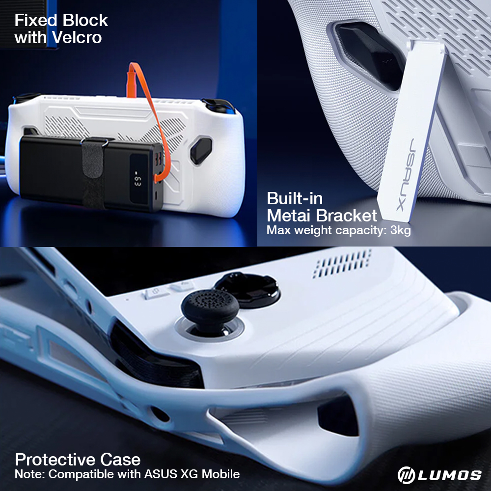 𝗝𝗦𝗔𝗨𝗫 𝗣𝗖𝟬𝟭𝟬𝟵 𝗪𝗛𝗜𝗧𝗘 Modcase for ROG Ally